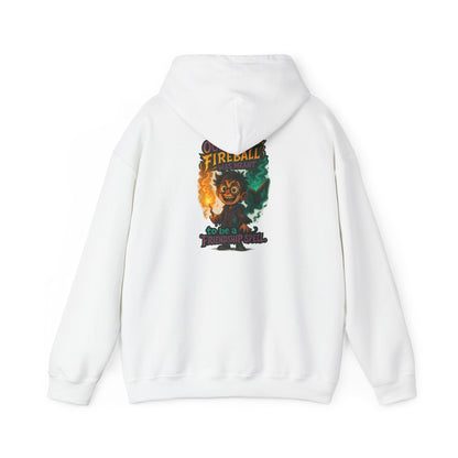 Fireball Demon Hoodie — Fiery Illustration Sweatshirt