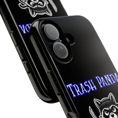 Trash Panda Ninja Phone Case — Cute Raccoon Warrior Protective Case