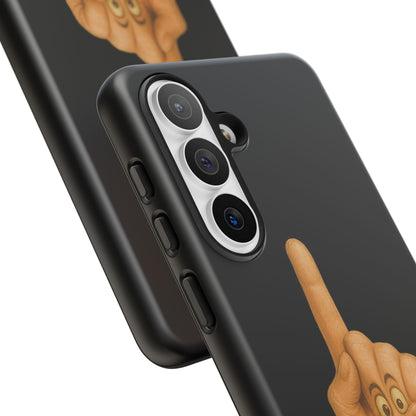 Phone Case — 'Lil Wang' Humorous Middle Finger Character Protective Cover