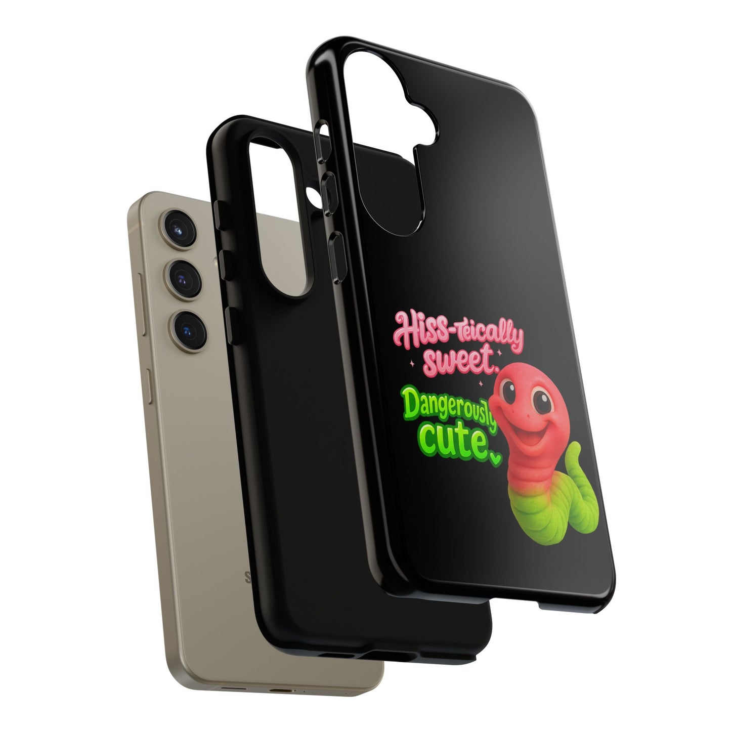 Phone Case — "Hiss-tically Sweet, Dangerously Cute" Worm Design