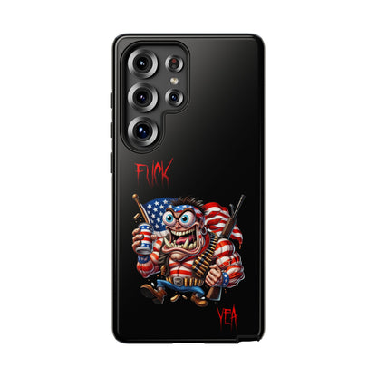 Patriotic Madman Phone Case — 'Funk Yea' USA Flag Tough Case