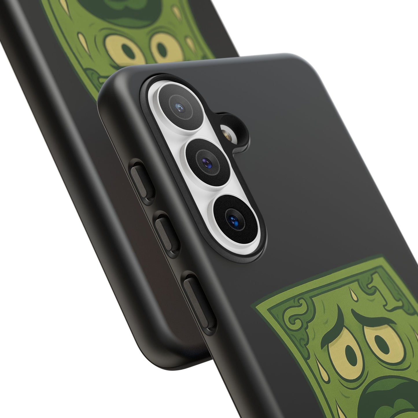 Phone Case — Funny Traumatized Dollar Bill Design ("I'm not dirty, I'm just traumatized")