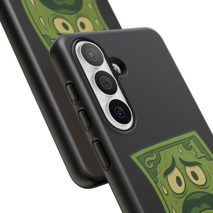 Phone Case — Funny Traumatized Dollar Bill Design ("I'm not dirty, I'm just traumatized")