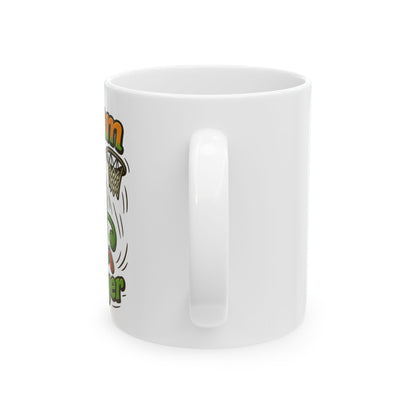 Basketball  Ceramic Mug — 'Team Player' Sports Coffee Cup (11oz, 15oz)
