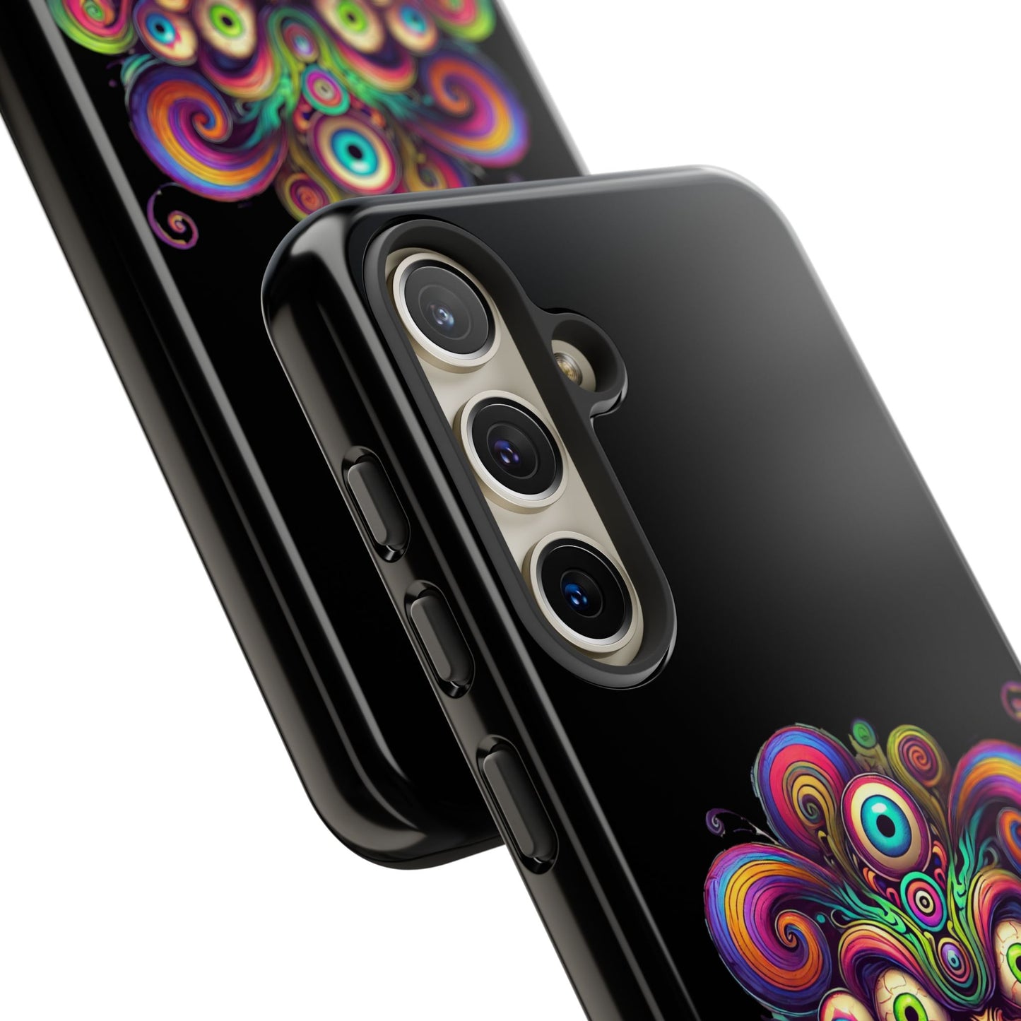 Psychedelic Jester Phone Case — Colorful Creepy Clown Tough Case