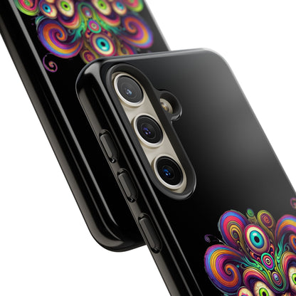 Psychedelic Jester Phone Case — Colorful Creepy Clown Tough Case