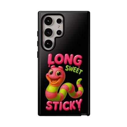 Phone Case — "Long Sweet Sticky" Cute Candy Snake Protective Case
