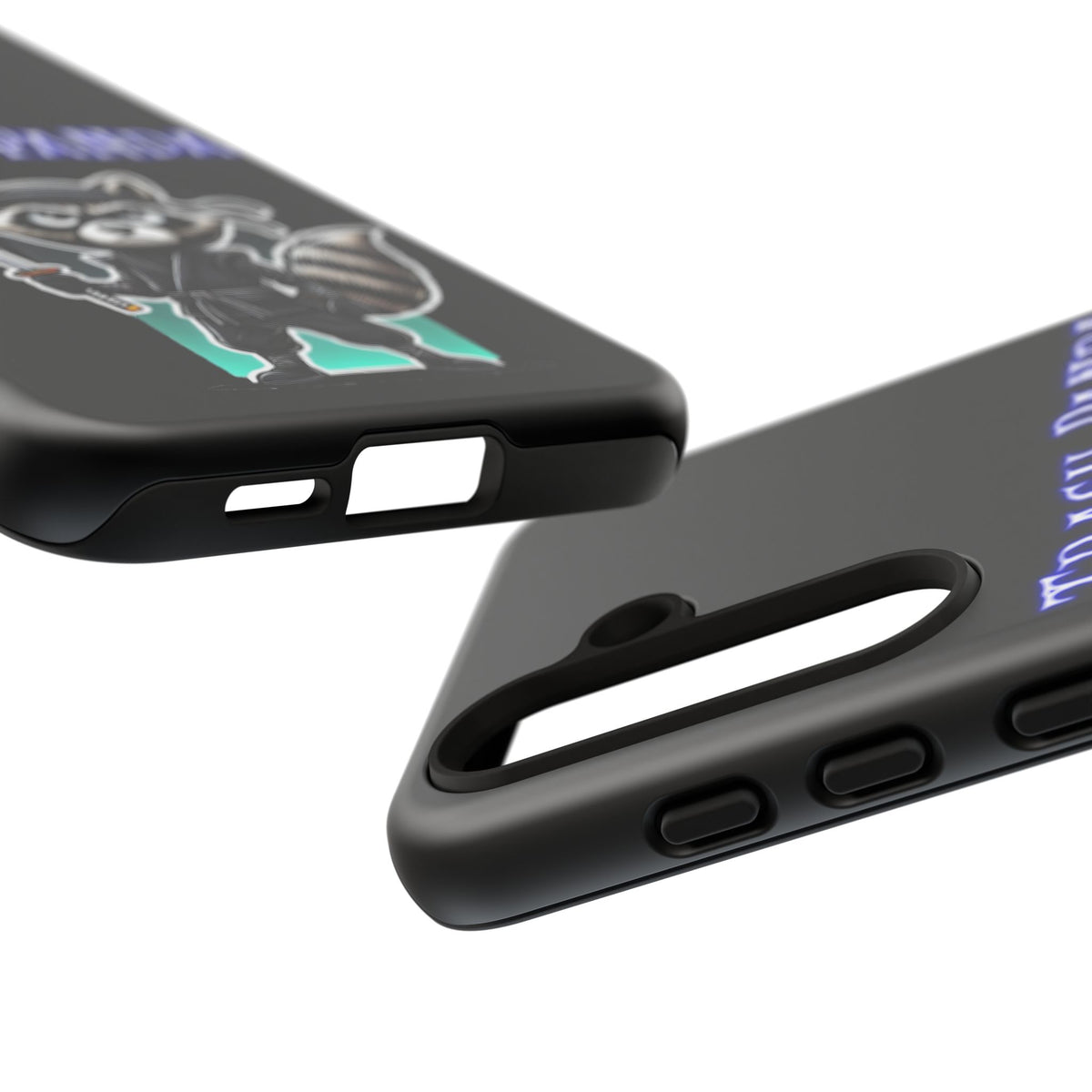 Trash Panda Ninja Phone Case — Cute Raccoon Warrior Protective Case