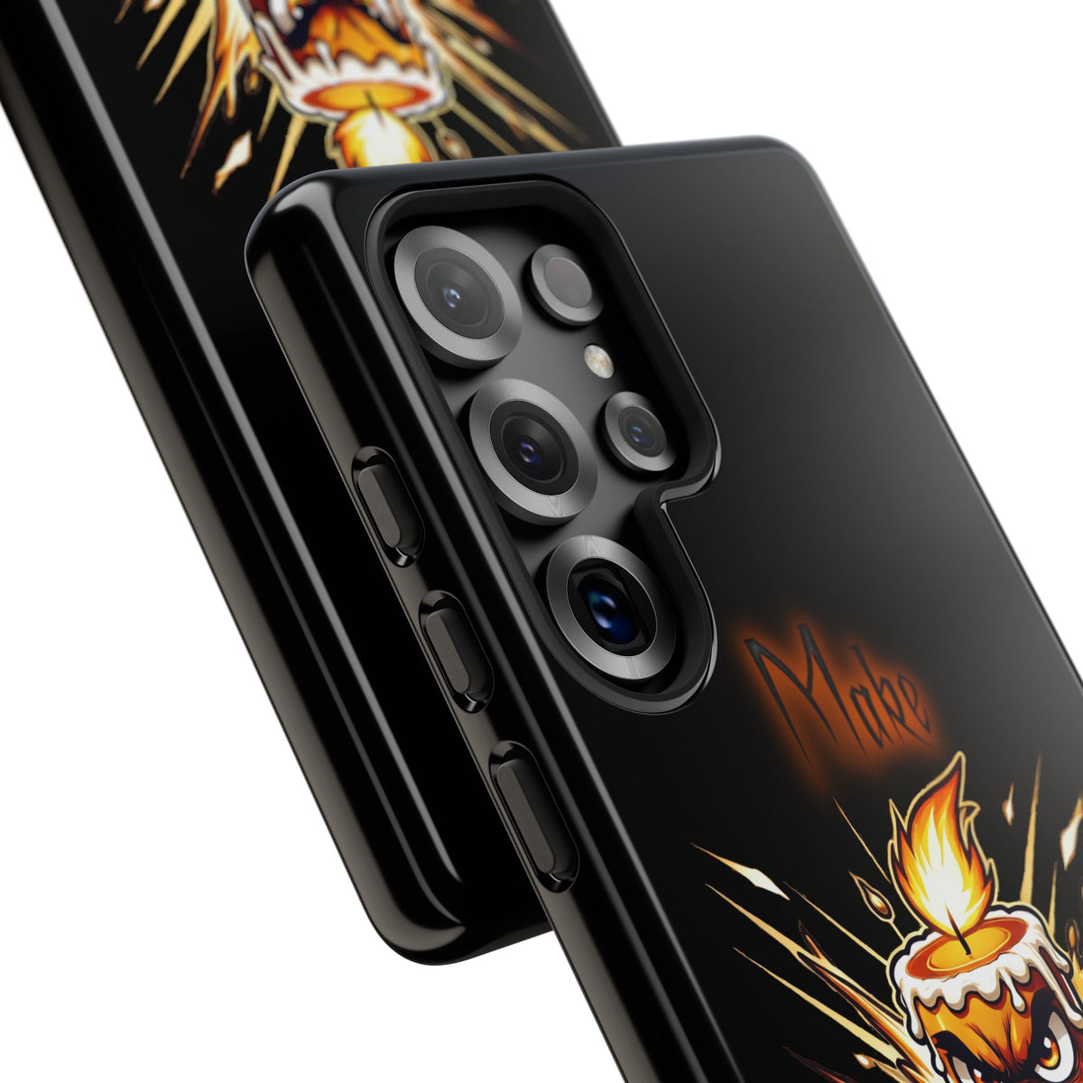 Tough Phone Case — "Make My Fire" Angry Candle Protective Cover