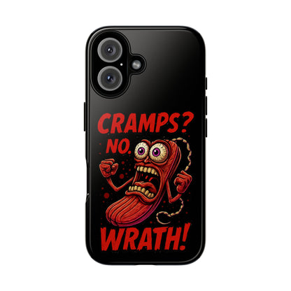 Phone Case — "Cramps? No, Wrath!" Retro Hot-Pepper Graphic