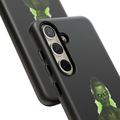 Spooky Green Ghost Phone Case — "I Baked Cookies, They Scream Now" Horror iPhone Cover