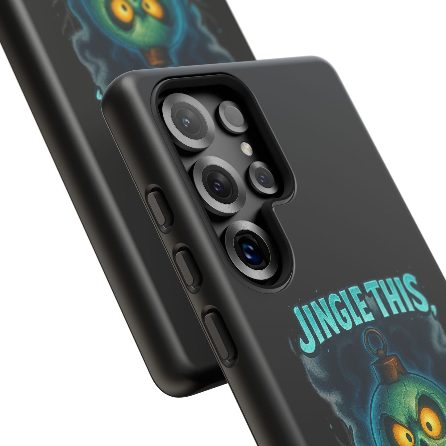 Phone Case - 'Jingle This, Santa' Spooky Holiday Protective Case