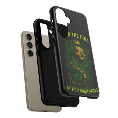 Tough Cases — “I Am The Coil In Your Nightmares” Skull Snake Shockproof Phone Case