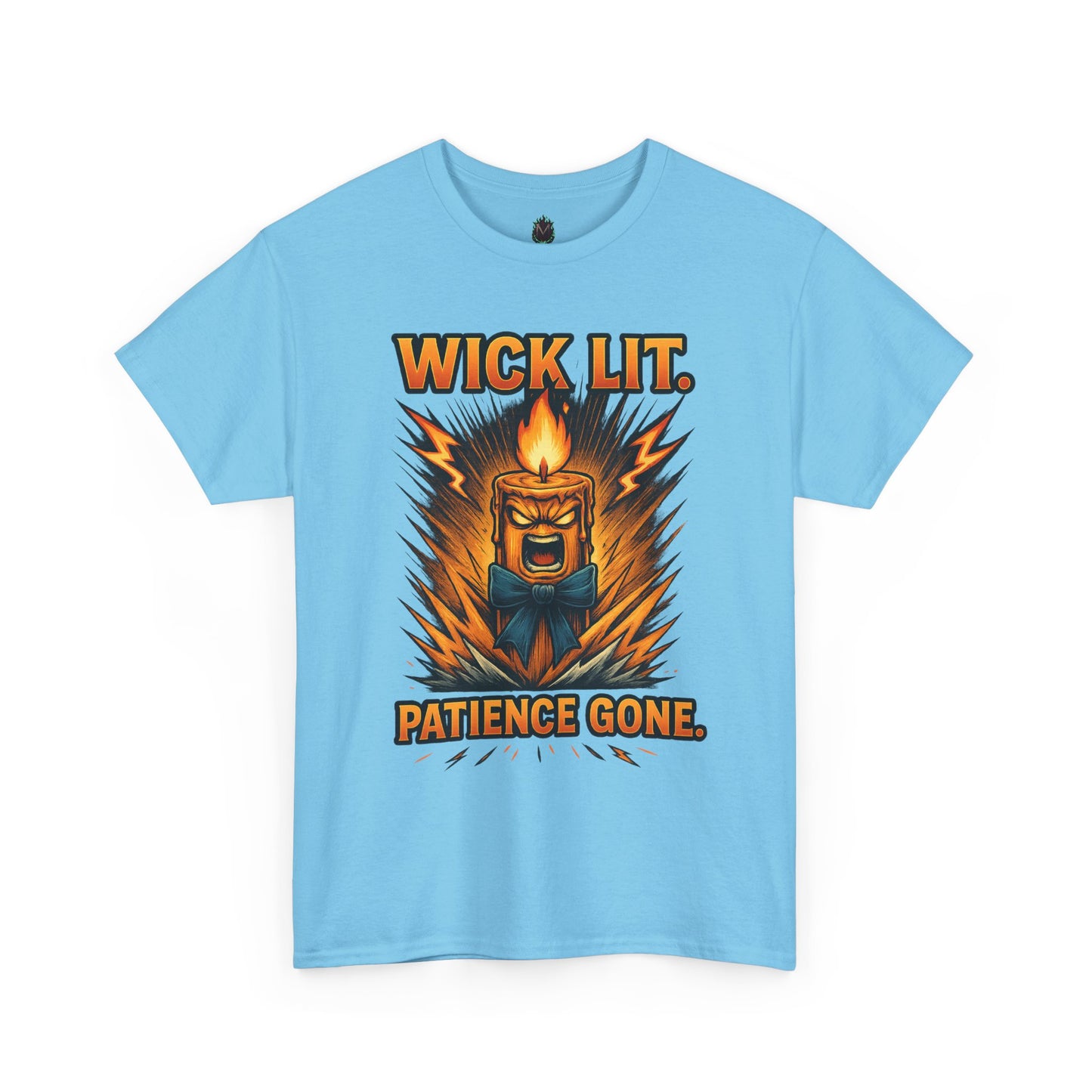 Wick Lit Candle Rage Tee | Patience Gone Graphic T-Shirt