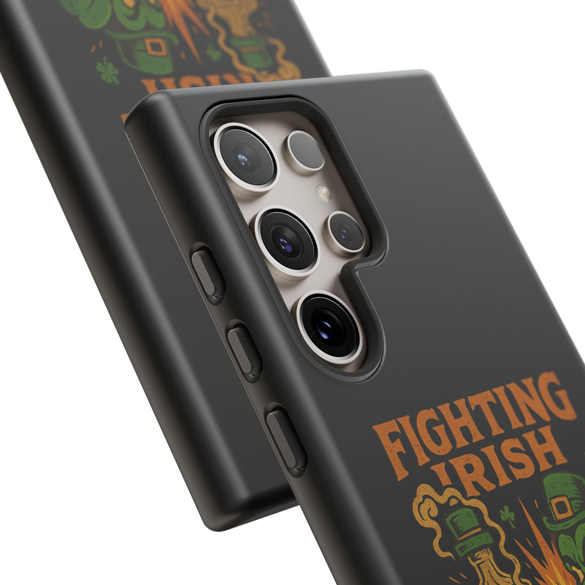 Phone Case — "Fighting Irish: Luck Ran Out, Fists Didn’t" St. Patrick’s Protective Cover