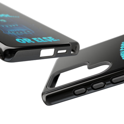 Stay Cool... Or Else. Phone Case — Neon Monster Protective iPhone Cover