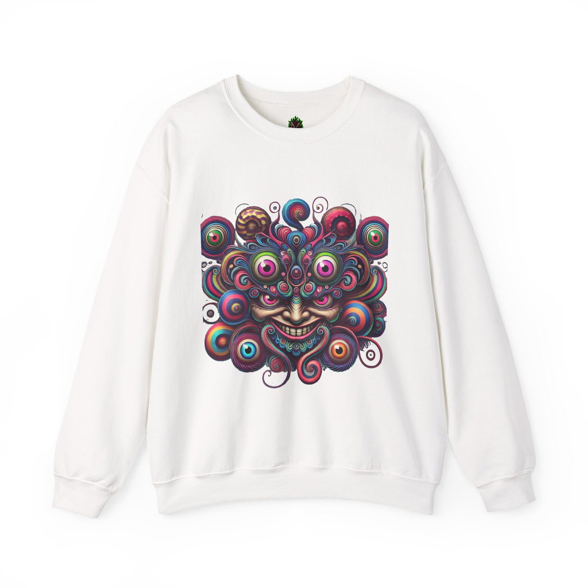 Psychedelic Eye Swarm Crewneck Sweatshirt
