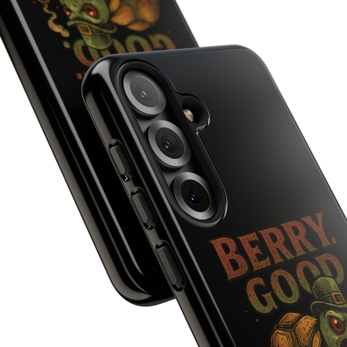 Phone Case — 'Berry Good' Zombie Turtle Graphic Tough Protective Case