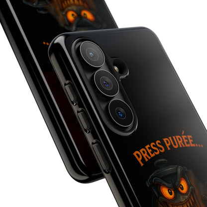 Phone Case - 'Press Purée...and Pray' Halloween Horror Protective Cover