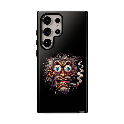 Phone Case — Wild Cartoon Monster Smoking Design