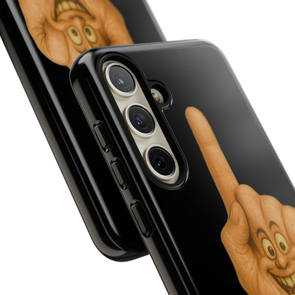 Phone Case — 'Lil Wang' Humorous Middle Finger Character Protective Cover