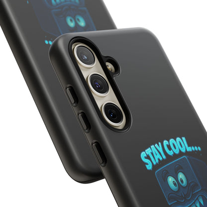 Stay Cool... Or Else. Phone Case — Neon Monster Protective iPhone Cover