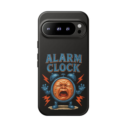 Phone Case — "Alarm Clock" Retro Screaming Clock Protective Cover