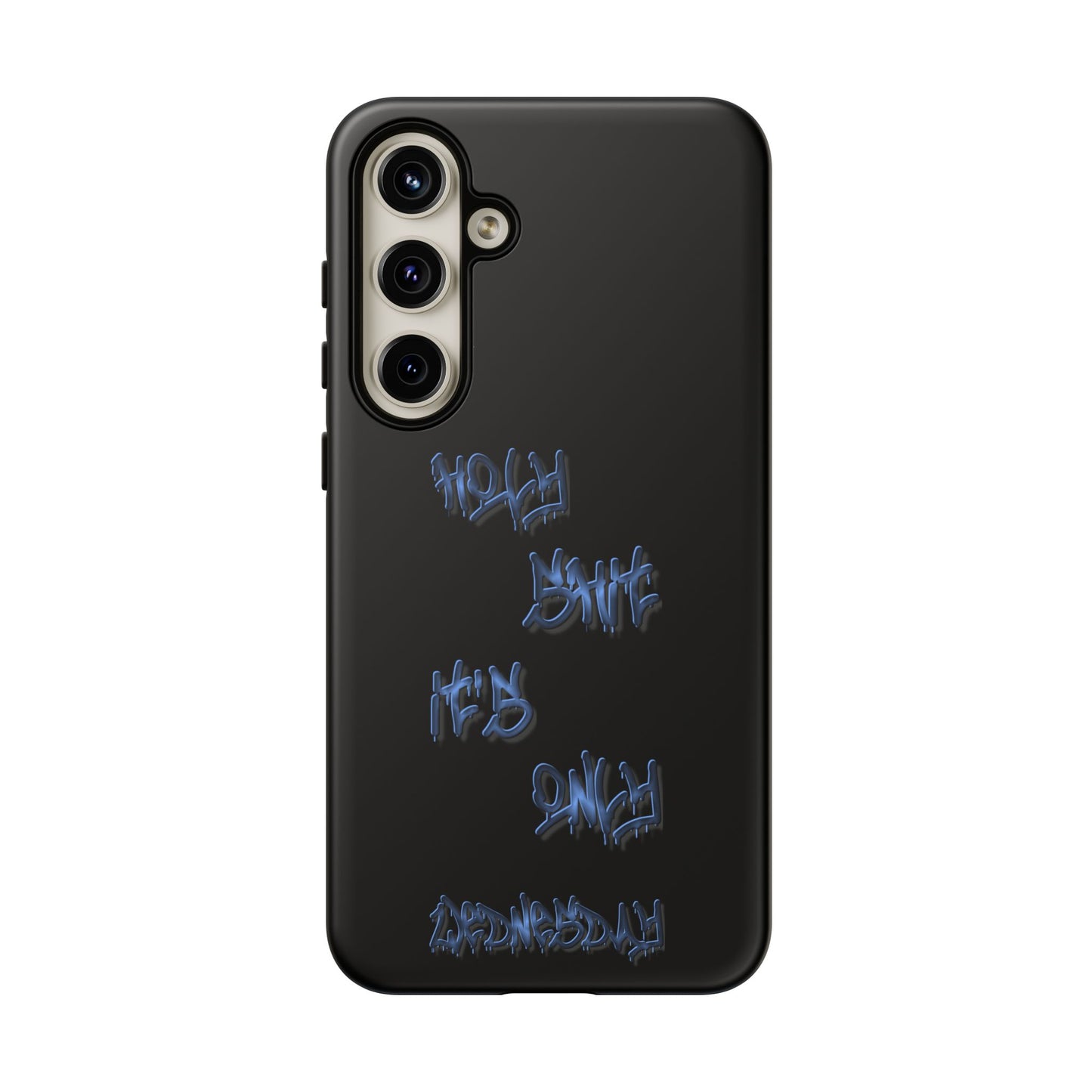 Phone Case — Blue Neon Graffiti "Tough Cases" Protective Cover