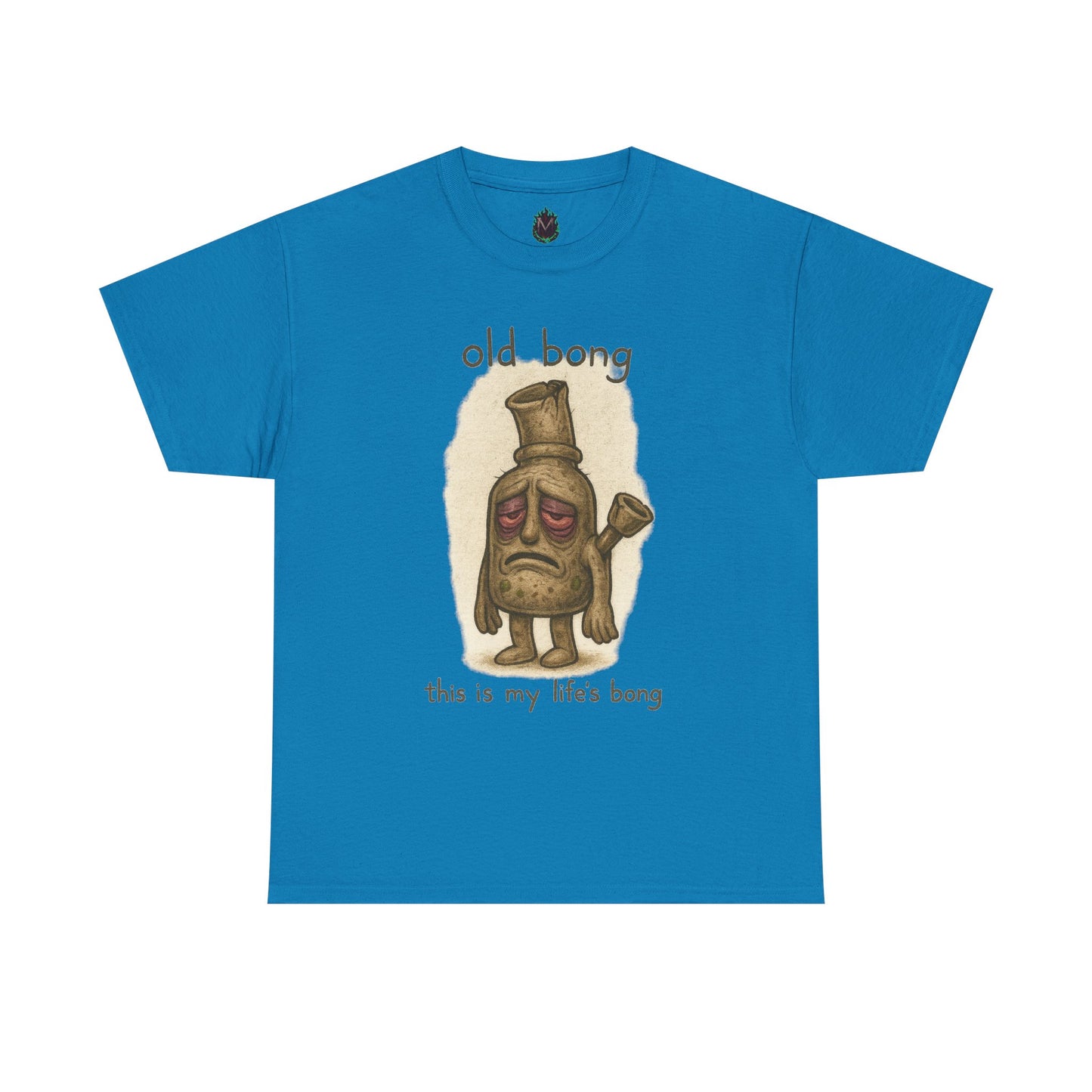 Old Bong illustration T-Shirt | 'this is my life's bong' humorous art