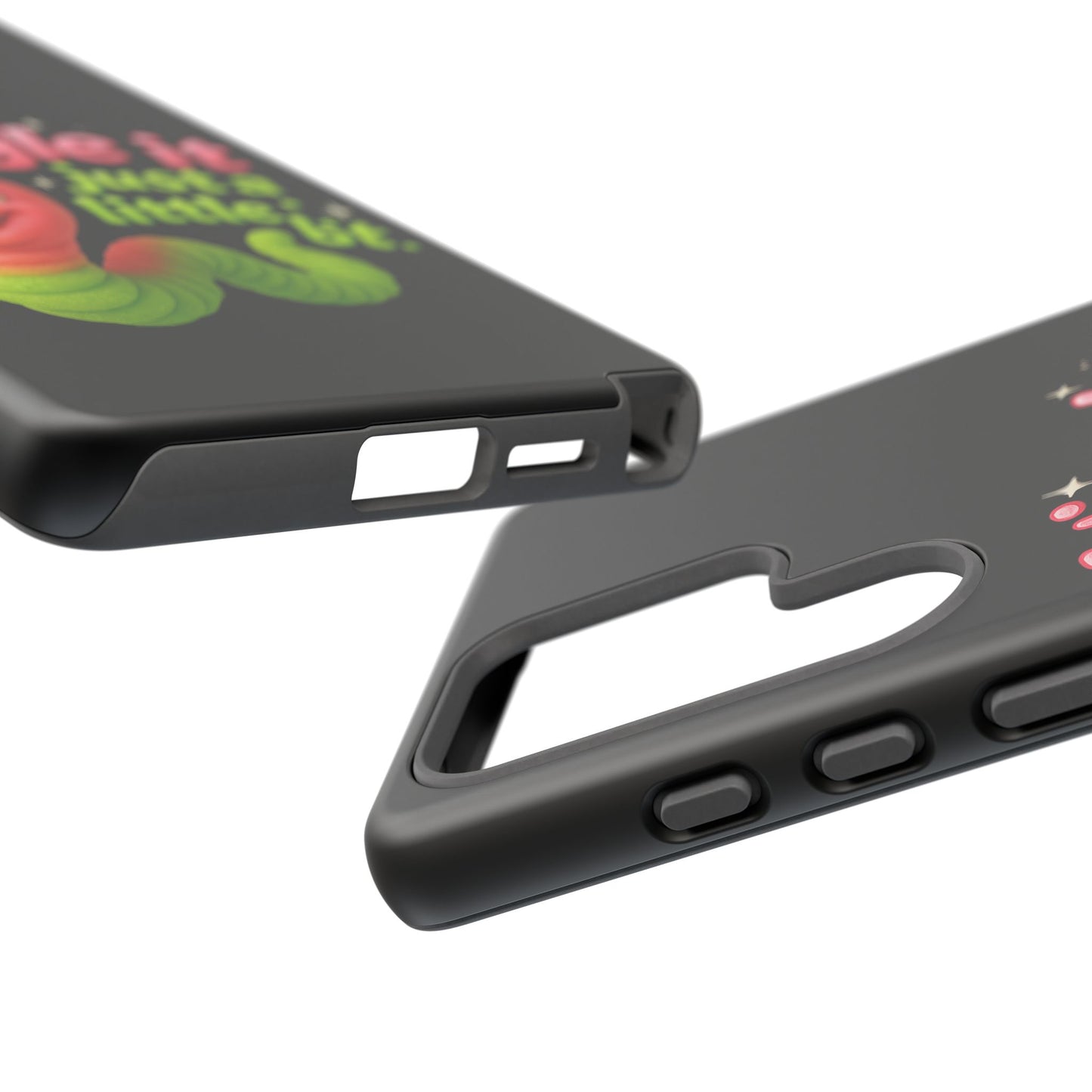 Wiggle It Worm Phone Case — Cute Pink & Green Cartoon iPhone Cover