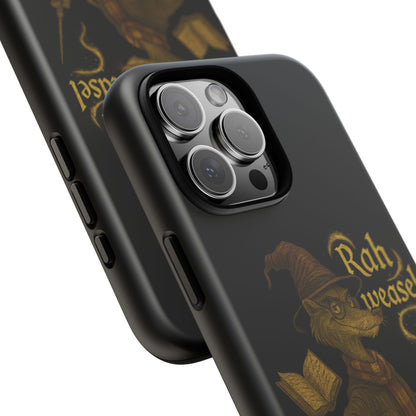 Rah Weasel Wizard Phone Case — Cute Fantasy Magical Creature iPhone Cover