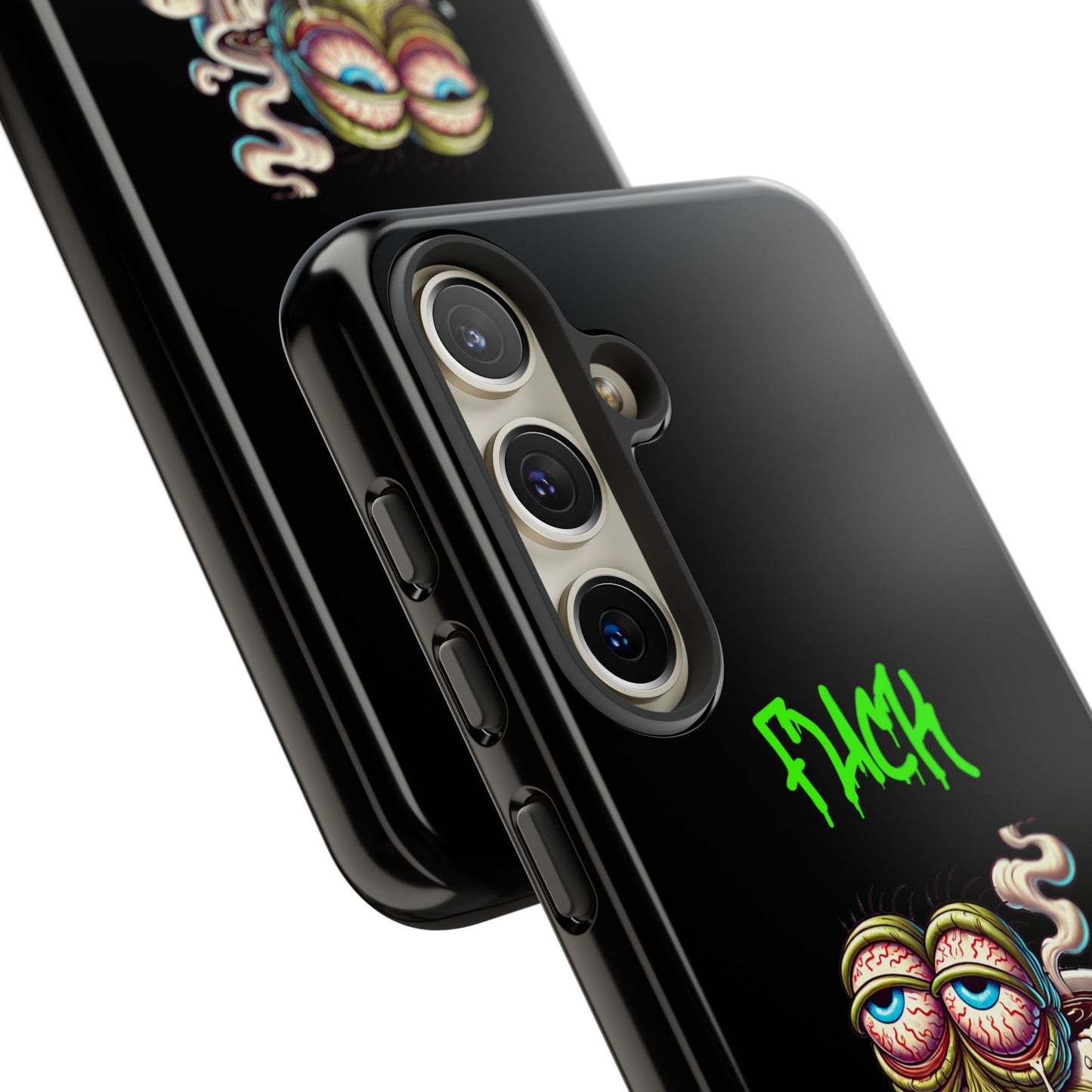 Phone Case — "F*** Monday" Grotesque Coffee Monster Shock Art