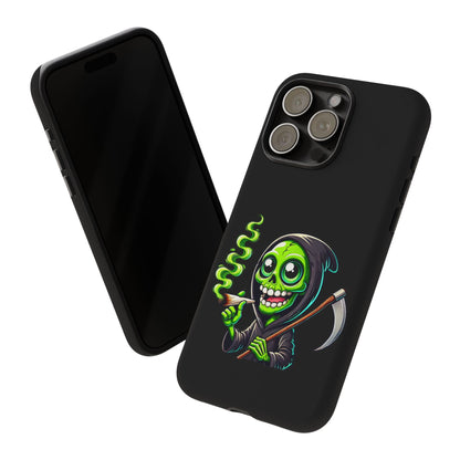 Grinning Green Reaper Phone Case
