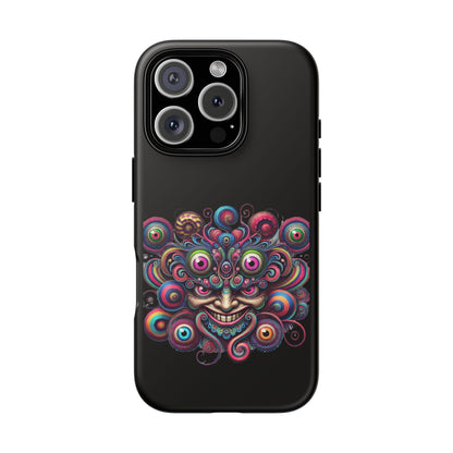 Psychedelic Smiling Eye Cluster Phone Case