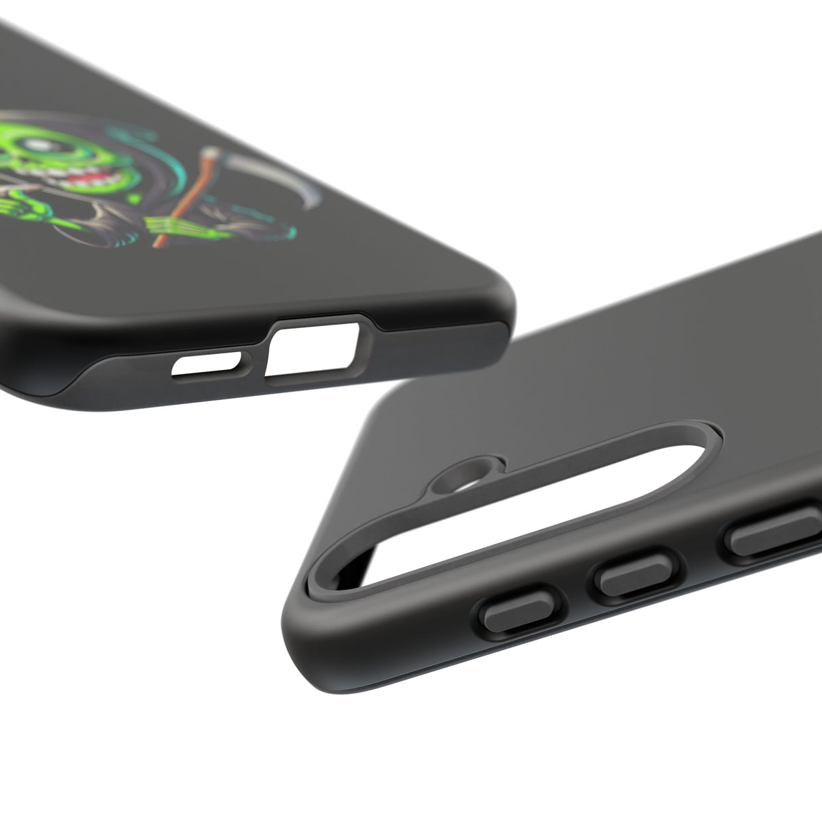 Grinning Green Reaper Phone Case