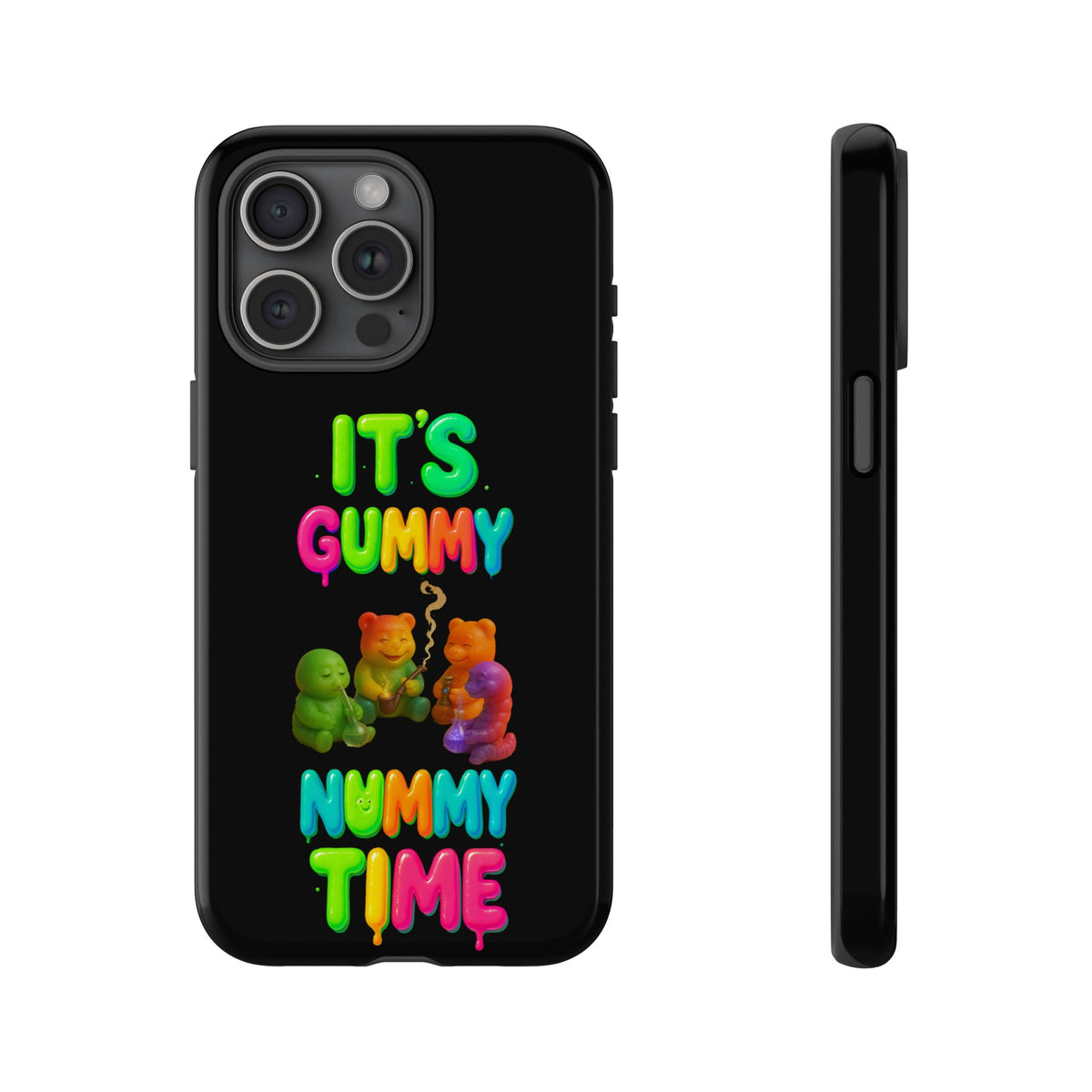 It's Gummy Nummy Time Phone Case — Colorful Gummy Bears Protective Case