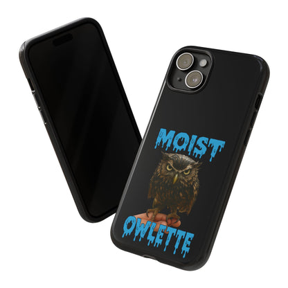 Moist Owlette Phone Case — Funny Owl Graphic Protective Case
