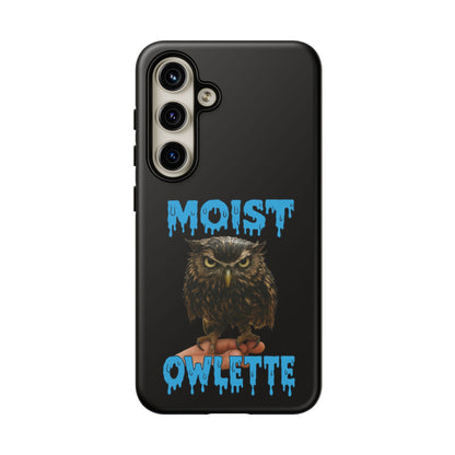 Moist Owlette Phone Case — Funny Owl Graphic Protective Case