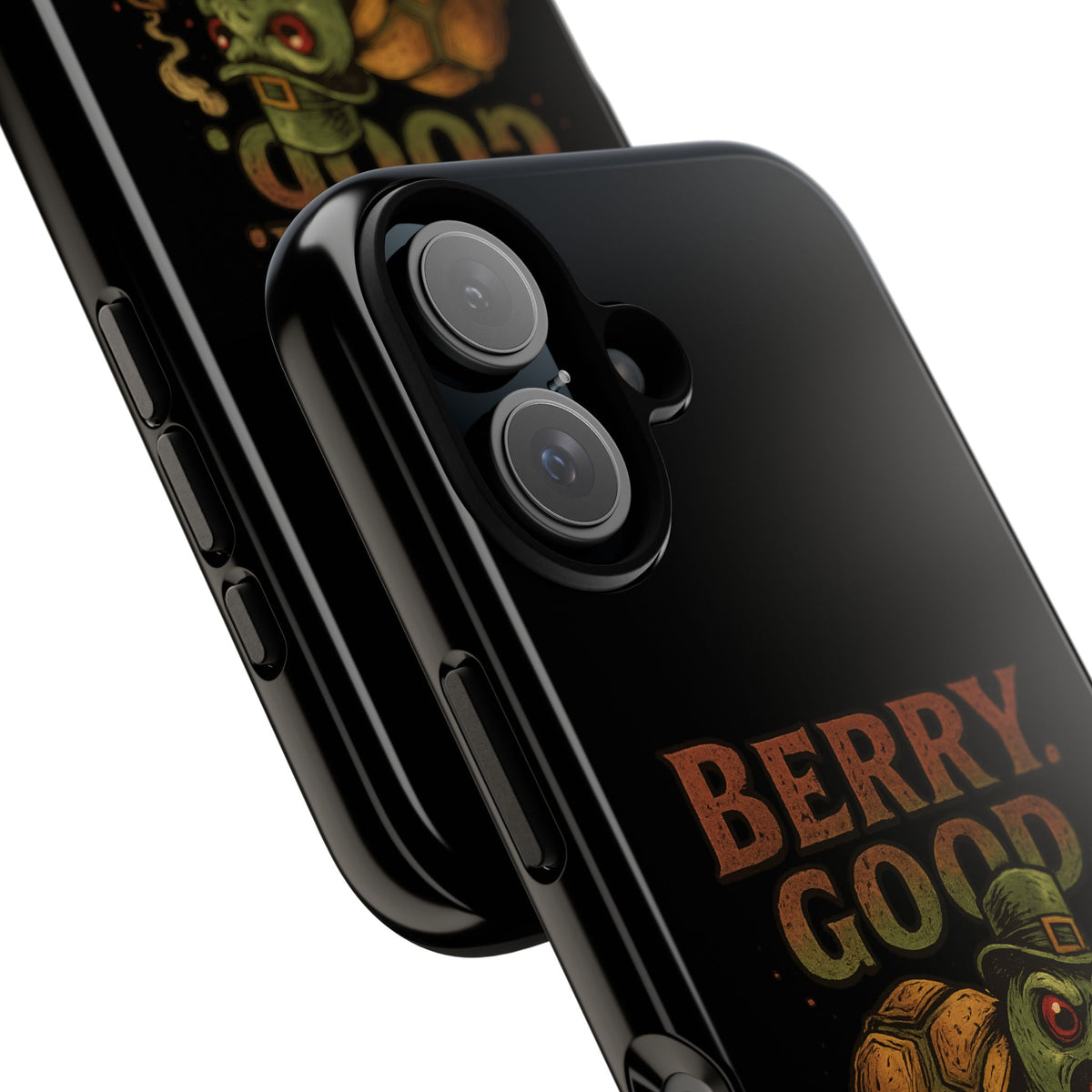 Phone Case — 'Berry Good' Zombie Turtle Graphic Tough Protective Case