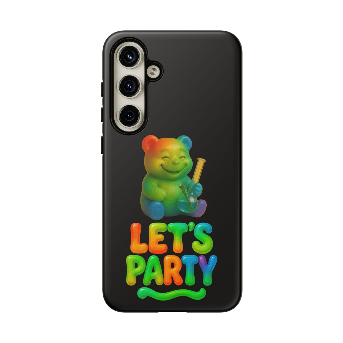 Let's Party Rainbow Bear Phone Case