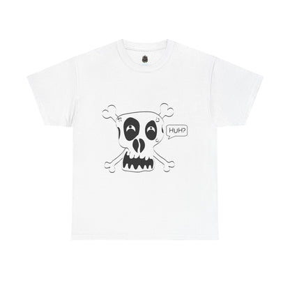 "Huh?" Confused Skull T-Shirt