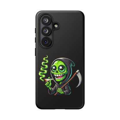 Grinning Green Reaper Phone Case