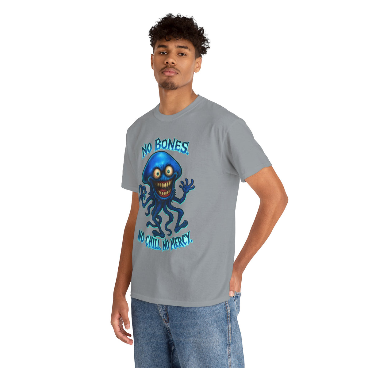 No Bones, No Chill, No Mercy – Jellyfish T-Shirt