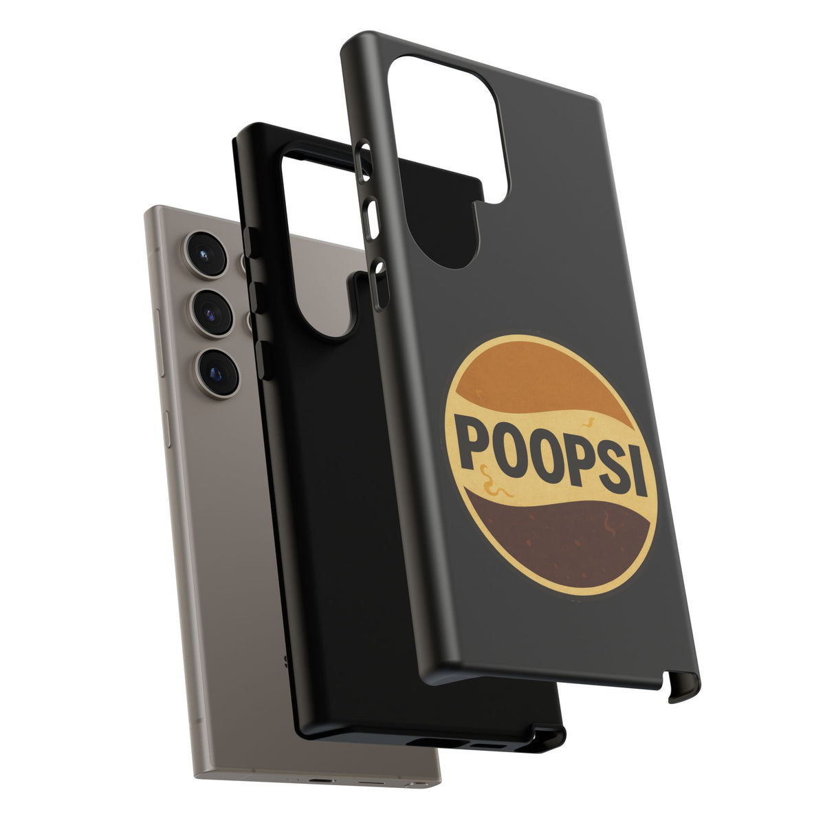 Poopsi Retro Logo Phone Case — Funny Vintage Soda-Inspired iPhone Cover