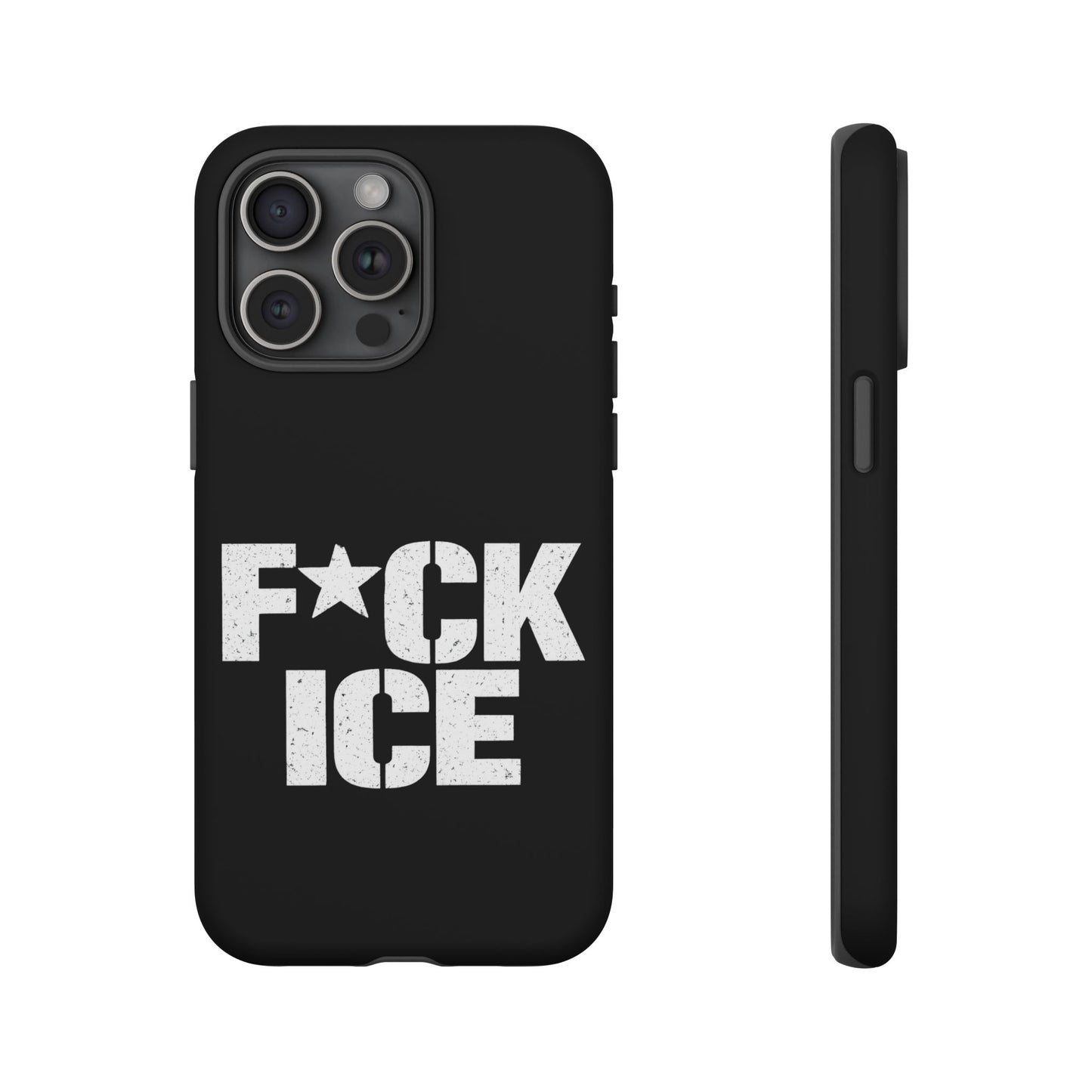 Phone Case — “F*CK ICE” Bold Protest Protective Cover