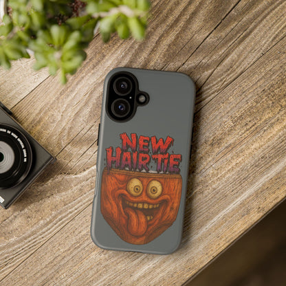 Phone Case — 'New Hairte' Funny Grinning Tongue-Out Monster Design