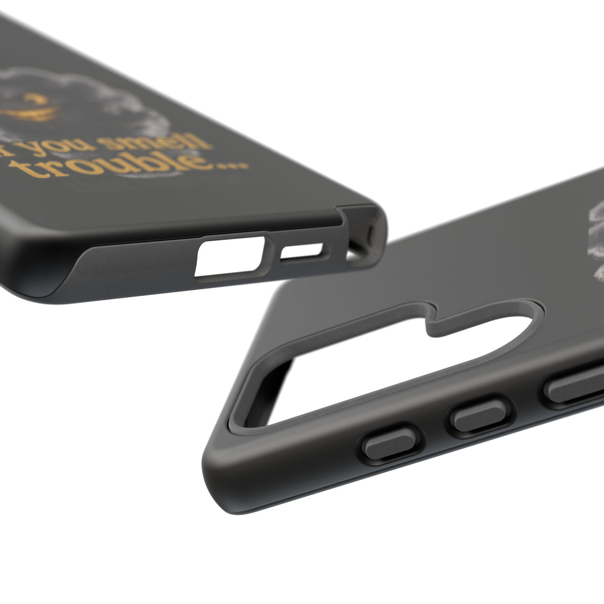 Phone Case — "If You Smell Trouble" Grinning Smoke Monster Protective Case