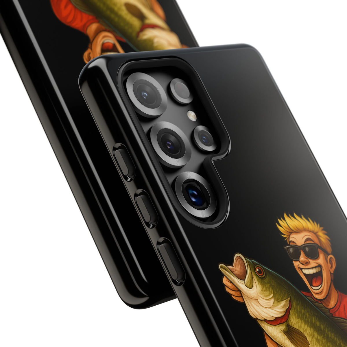 Fishing Phone Case — "I Came. I Cast. I Conquered." Graphic Bass Design