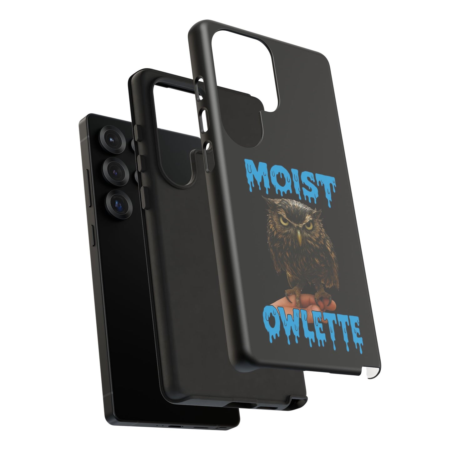 Moist Owlette Phone Case — Funny Owl Graphic Protective Case
