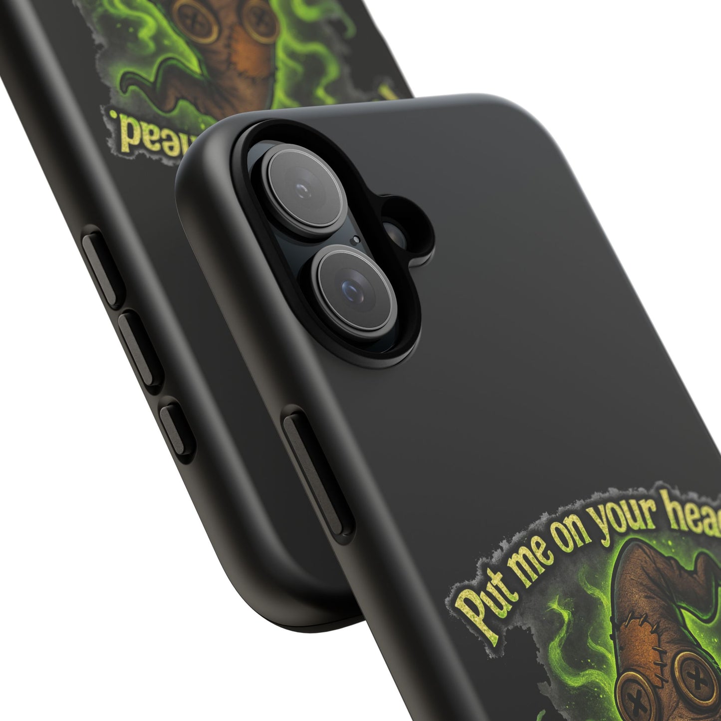 Phone Case — 'Put Me On Your Head, I Double Dare You' Witch Hat Horror Design